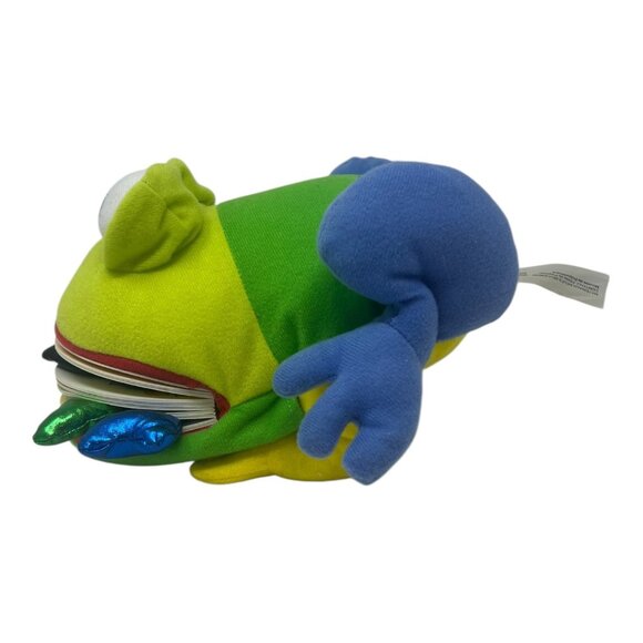 Monday the Bullfrog Huggable Puppet Stuffed Plush Concept Book Days of Week - Picture 2 of 12